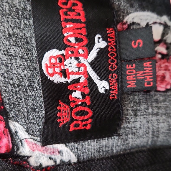 Royal Bones By Daang Goodman Skulls and Flowers Dress Size Small - Picture 5 of 16